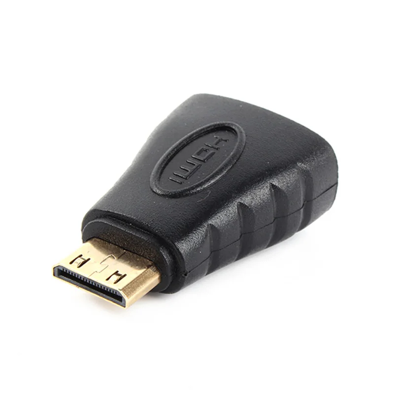 Эдаль мини HDMI к позолоченный Мужской женскому AV штепсельный адаптер