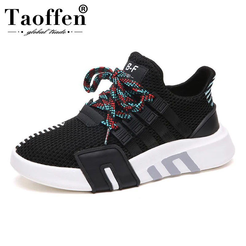 

TAOFFEN Lady Spring Youngs Sneakers Outdoor Vulcanized Shoes Women Daily Cross Strap Thick Bottom Vulcanized Shoes Size 35-39