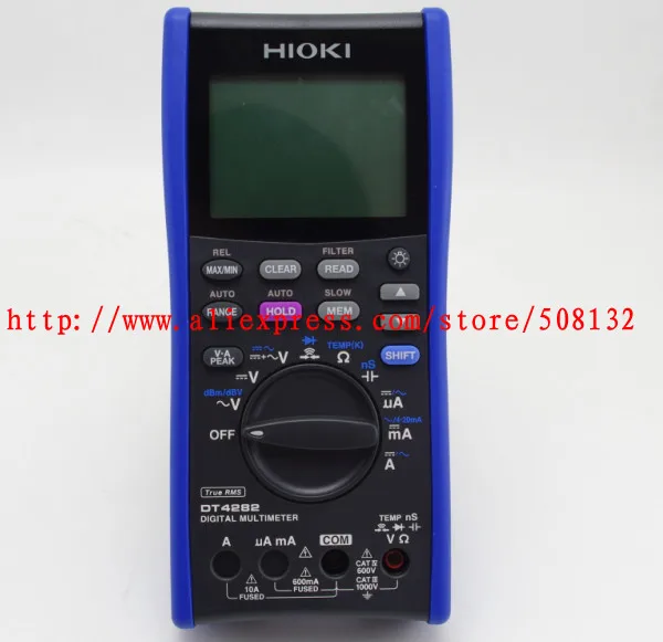 Hioki DT4282 Цифровые мультиметры(DMM) ручные тестеры 60000 Количество DT-4282