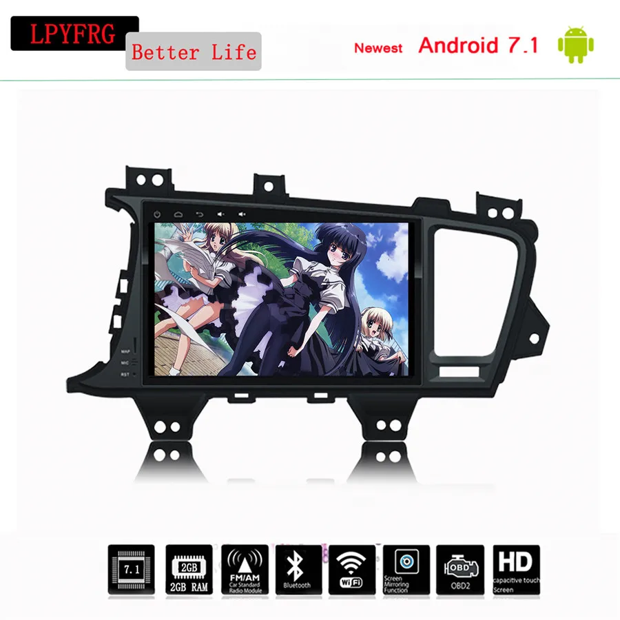 Perfect Deckless Octa Core 9" Android 9.0 Car DVD Player for Kia K5/Kia Optima 2011-2015 gps radio 4G stereo head units tape recorder 2