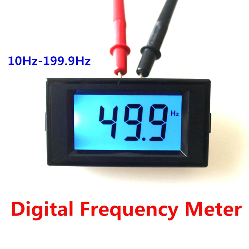 LCD Цифровая Частота счетчик Тестер Частотомер 10 Гц-199,9 Гц Frecuencimetro