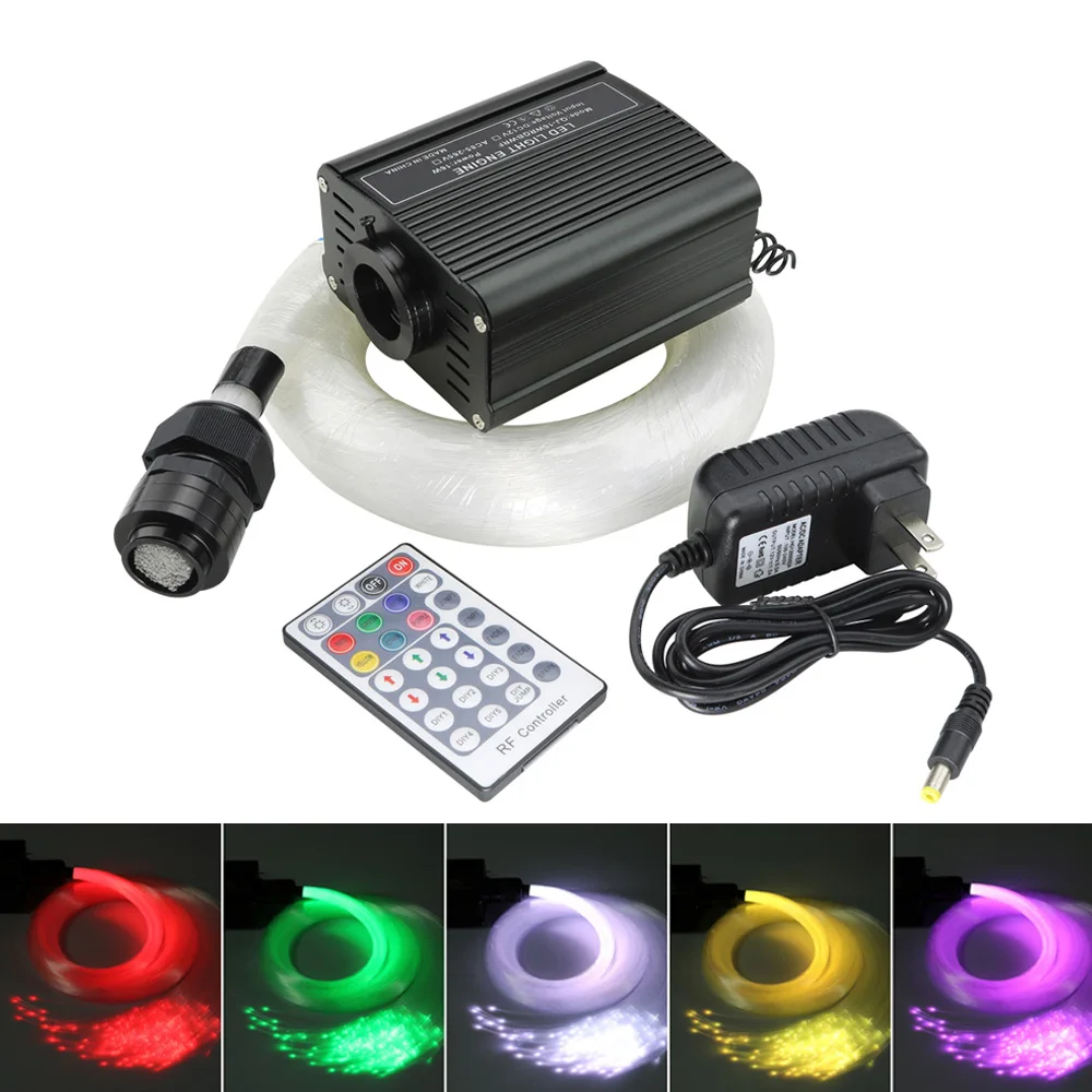 16W RGBW Fiber Optic Lights Ceiling Kit Lighting mixed fiber optic (0