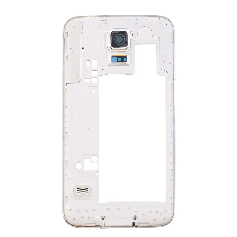 

5 Pcs Back Housing Middle Frame Bezel Camera Lens Mobile Phone Case Cover For Samsung Galaxy S5 I9600 G900H