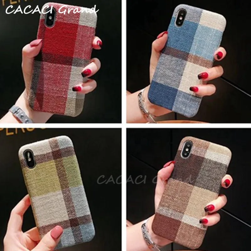 Flannel Fabric Canvas Silicon Phone Case For iphone 7 8 6 6s Plus X Xs Max Xr 5 5s SE Cloth Texture Soft Protective Cover Coque Flannel Fabric Canvas Silicon Phone Case For iphone 7 8 6 6s Plus X Xs Max Xr 5 5s SE Cloth Texture Soft Protective Cover Coque