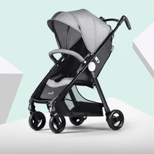 Детская коляска с подшипником из алюминиевого сплава, вес 15 кг, может сидеть и лежать, супер мини складная переносная детская коляска для кукол