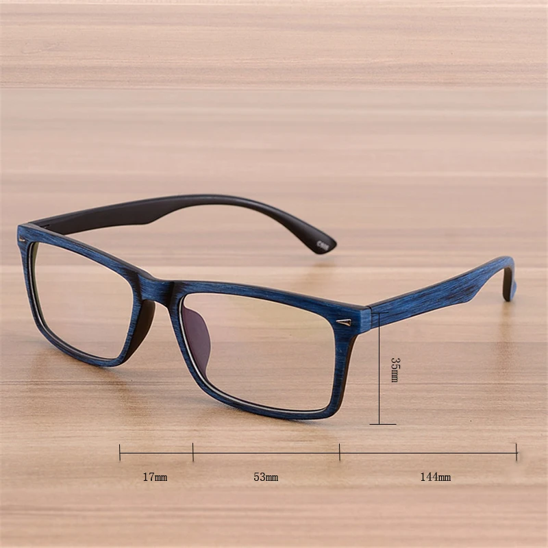 Очки GLAUS для мужчин и женщин унисекс с деревянным узором модные ретро оптические очки для очков оправа для очков винтажные очки