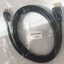 100 шт./лот 1,8 м/6ft HDMI Mini HDMI кабель мужчинами Кабель-адаптер для планшетных видеокамера MP4 1080 P Mini HDMI кабель