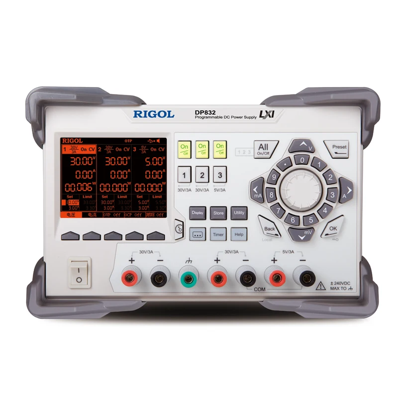 RIGOL DP832 программируемый Линейный источник питания постоянного тока 3 канала 5