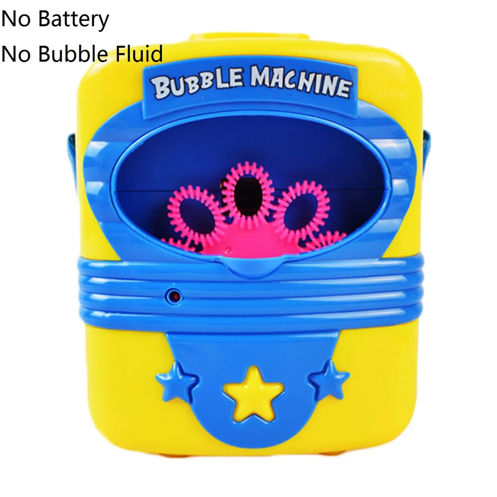 Automatic Electric Handy Bubble Machine Toys Soap Blow Bubbles Blower Maker Bubble Blowing Show Kids Indoor Outdoor Sports Toy