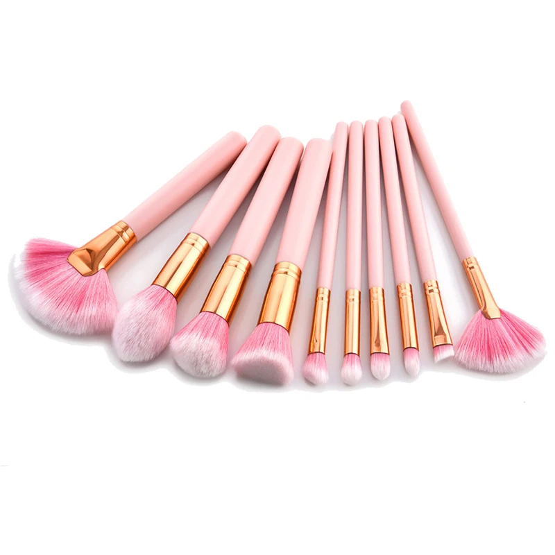 

4/10PC Fairy Makeup Brushes Set Foundation Eyeliner Eye shadow Blush Brushes Beauty Tools brochas de maquillaje de alta calidad