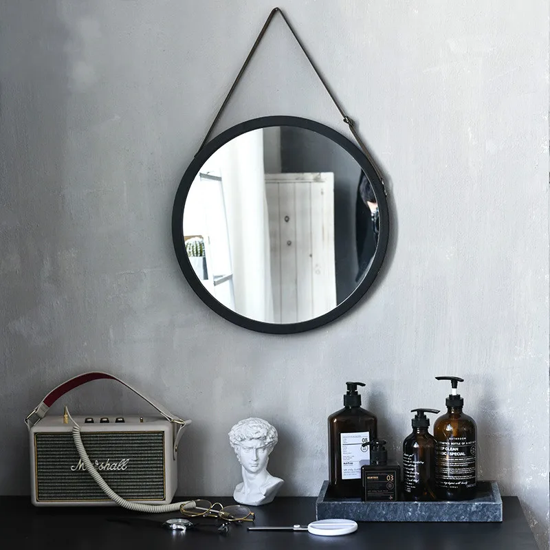 الشمال المرآة البالونية الشرفة الحائط ماكياج حمام غرفة جولة مرايا الحائط Espejos Decorativos الفقرة باريديس مرايا للمنزل