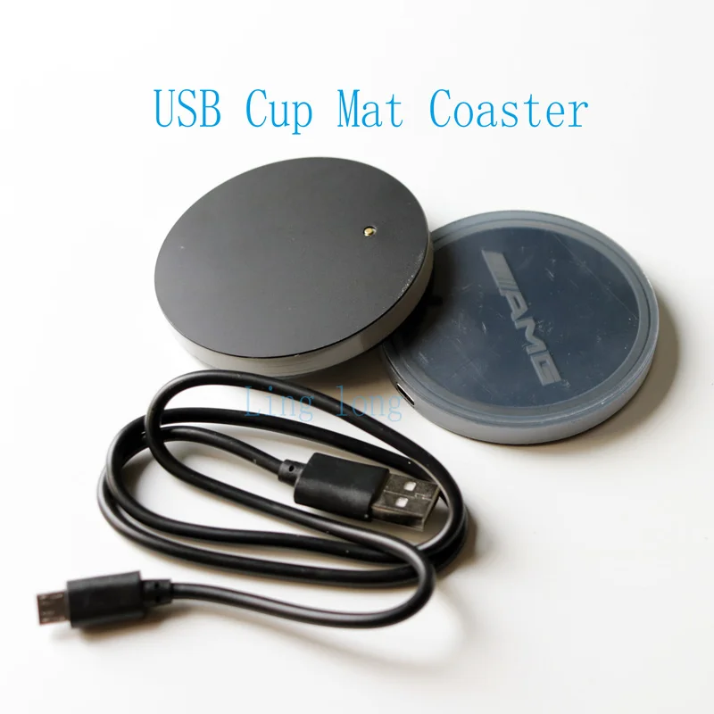 2 шт./партия светодиодный RDESIGN Cup Coaster Slot Pad R защитный коврик из ПВХ для bwm toyota