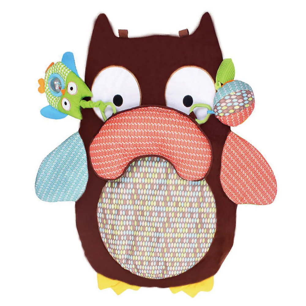 Brown Детский игровой коврик Детские развивающие игры украшение комнаты мультфильм сова дизайн детский зал для игр развивающий детский коврик для маты для ползания игры - Цвет: Brown