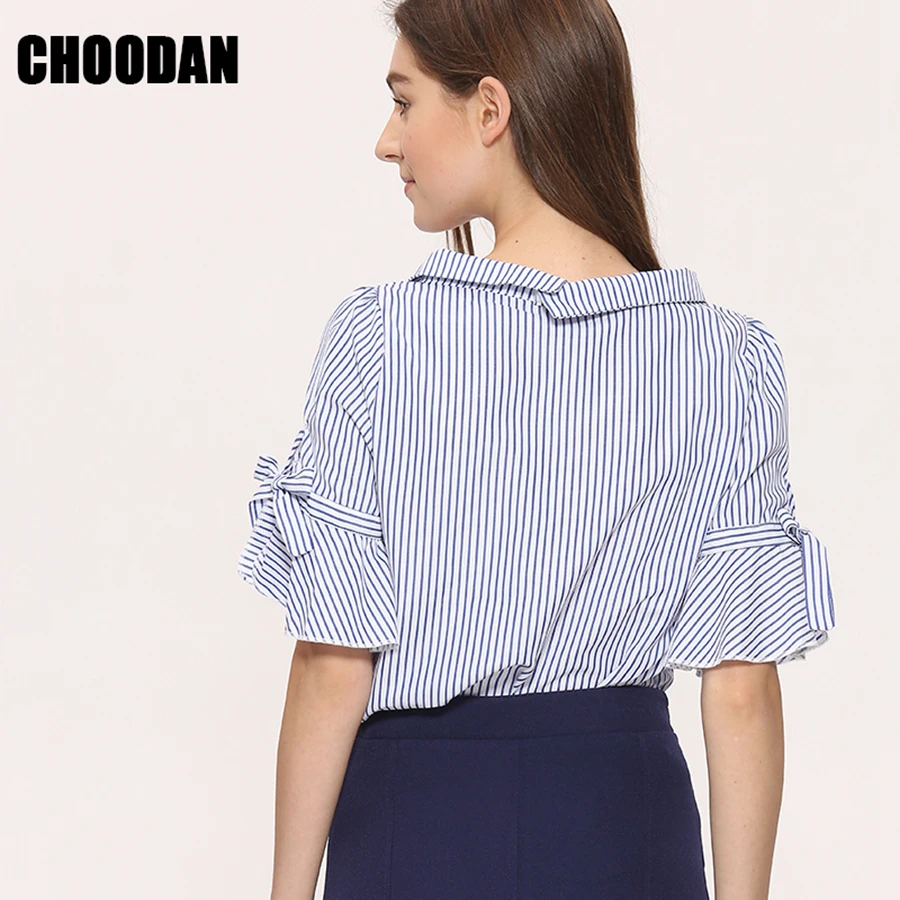 1203 striped blouse shirt women  (3)