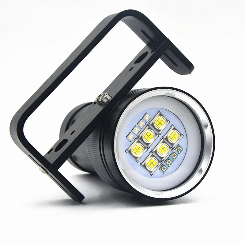 

New 20000 lumens LED Flashlight Lantern for Underwater Photographing Video Waterproof scuba Diving 18650 Flashlight Torch