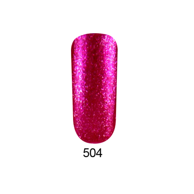 KADITION New Super Color Gel Paints Crystal Lacquer Nail Art UV LED Soak Off Platinum Glitter Pearl Diamonds Gel Nail Polish - Цвет: 504