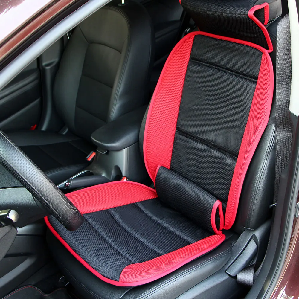 Buy Plush Car Seat Covers with Lumbar and Neck Support
