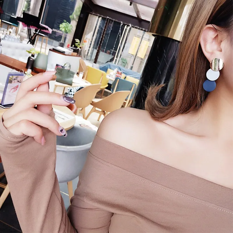 rED earrings