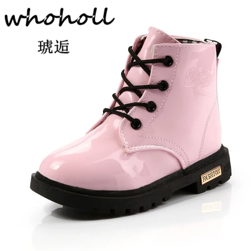 

2018 7-10 Years Old Baby Girls Boots Kids Fashion Boots Children's Boots Brand High Quality Martin Boots Newborn Toddlers Shoes