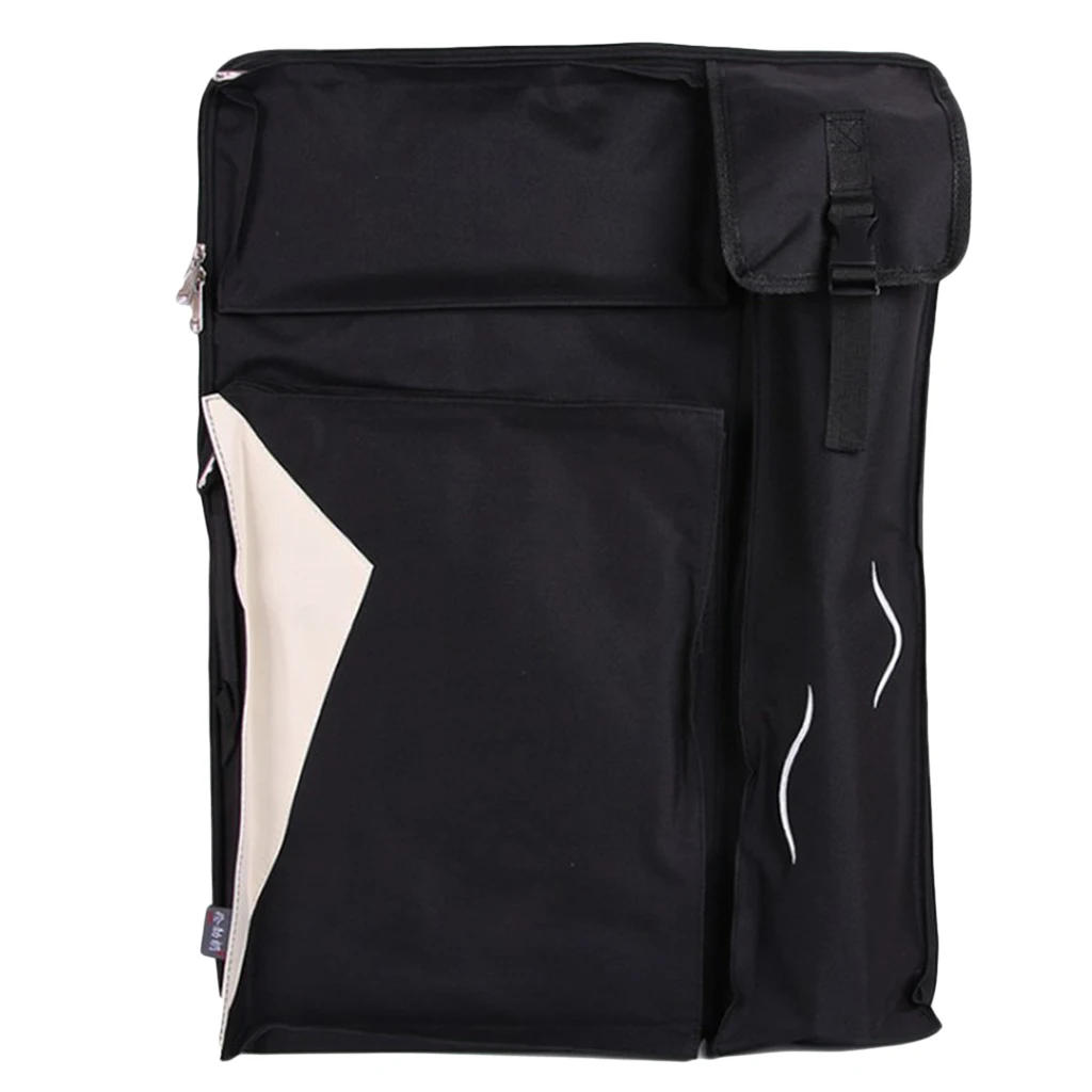 Art Portfolio Canvas Backpack Storage Bags for Artist Drawing Sketching Work-Outdoor Art Crafts Supply 65x50cm/26x20inch