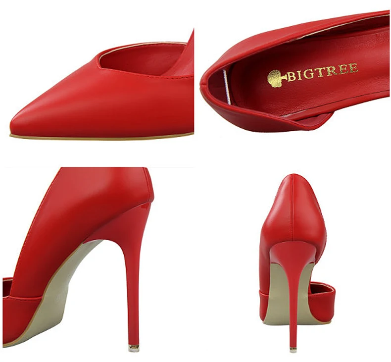 Women's Pumps Women High Heels Shoes' Slip-On Women High Heels Shoes Size 40 Pointed Toe 2018 Hot Women Pumps Shoes Party Office (10)