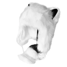 JAYCOSIN для женщин леди Искусственный мех Зима утолщаются двойной слои теплый Лисий Мех животных плюшевая шапка кепки челнока Nov.25