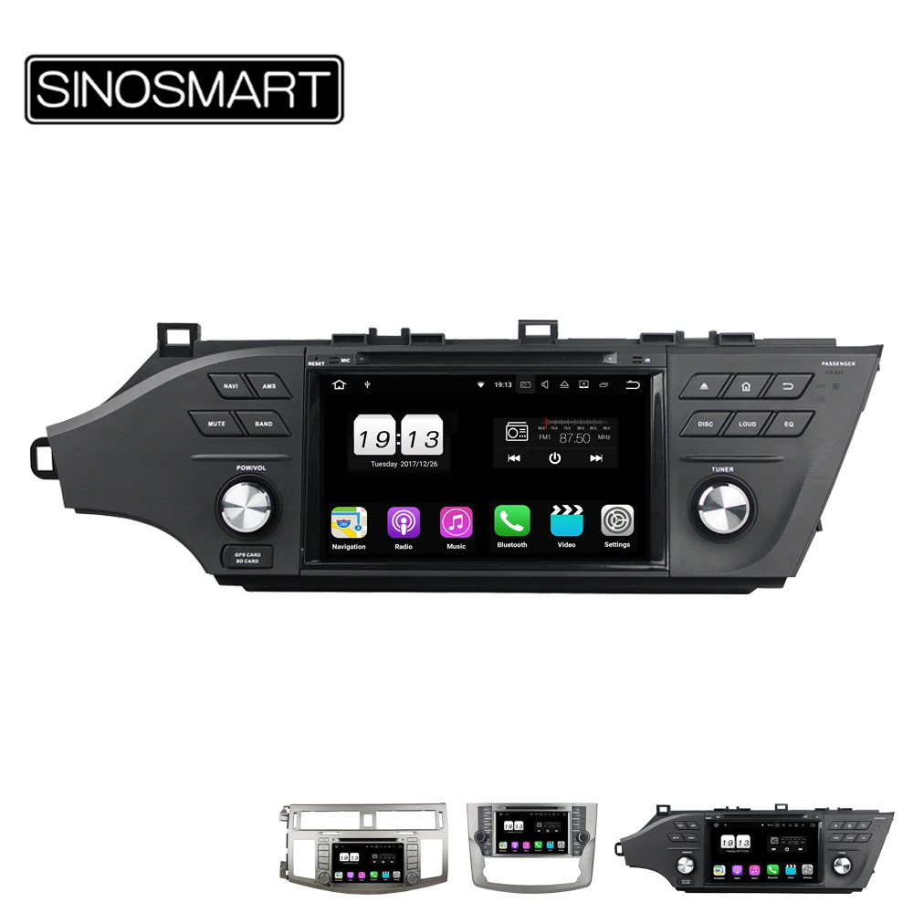 Excellent SINOSMART 2 din Android 9.0 4G RAM 8 core CPU Car DVD GPS Navigation for Toyota Avalon 2008-2016 with Canbus 0 Excellent SINOSMART 2 din Android 9.0 4G RAM 8 core CPU Car DVD GPS Navigation for Toyota Avalon 2008-2016 with Canbus 0