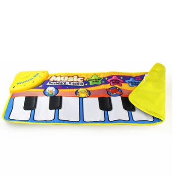 

Educational Gift Funny Music And Animal Sounds Baby Piano Playing Toy Mat For Kids Present Free shipping