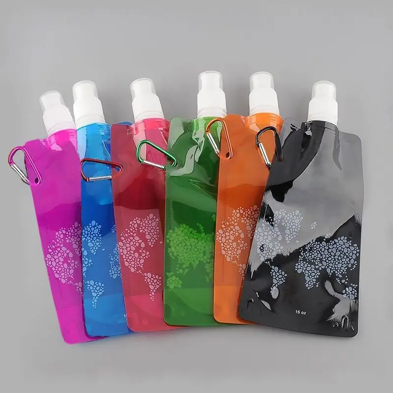 

Portable Folding Plastic Outdoor Sports Water Bottle Running Hiking Water Bottle