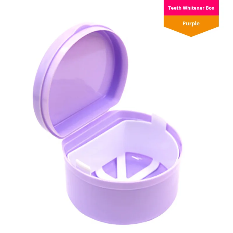

Tongwode Premium Dental Care Case Color Vary Teeth Tray Soaking Stoarage Box with Hanging Net Container
