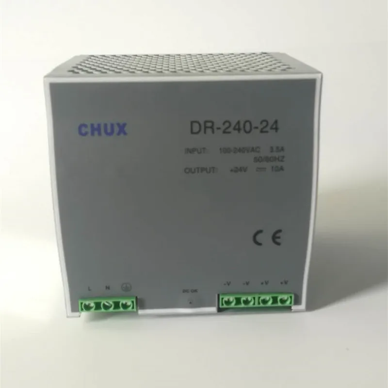 240 Вт 24В 10А Импульсный источник питания din рейка Тип DC AC DR240W одиночный выходной
