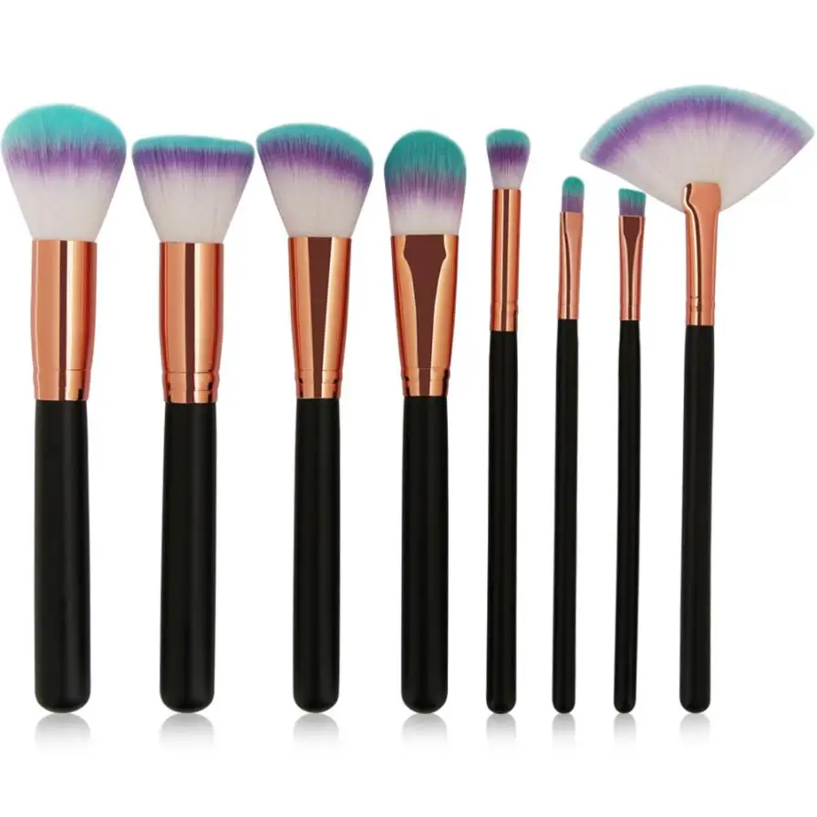 8PCS Make Up Foundation Eyebrow Eyeliner Blush Cosmetic Concealer