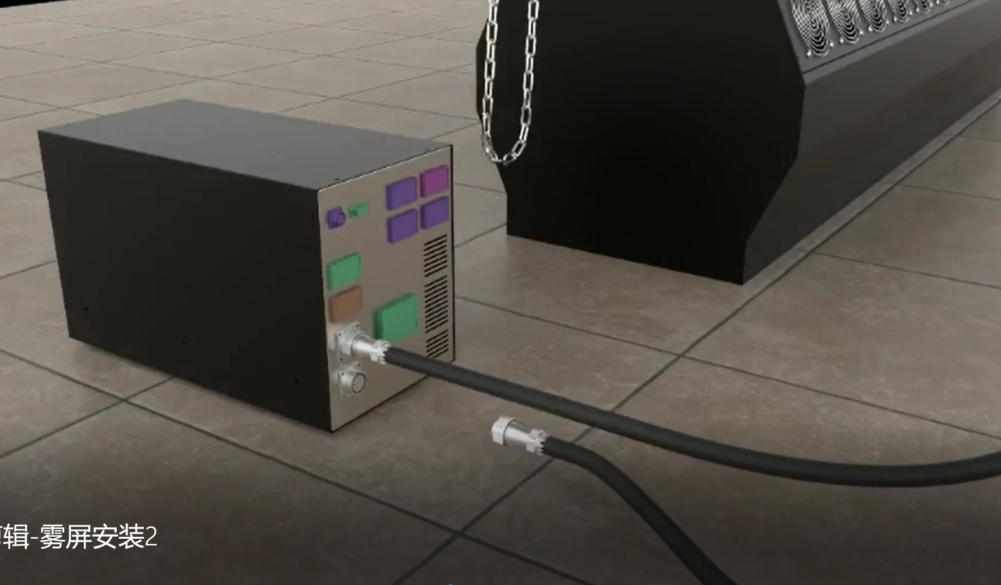 Горячая поставка голографический 3d противотуманный экран машина 3D противотуманный экран