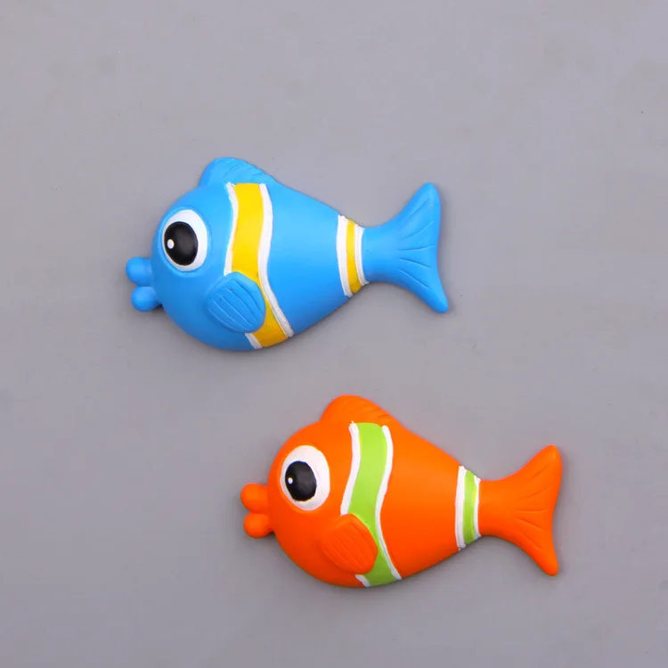 Красочная 3D фигурка рыбы из мультфильма магнитный мультяшный рисунок Детская