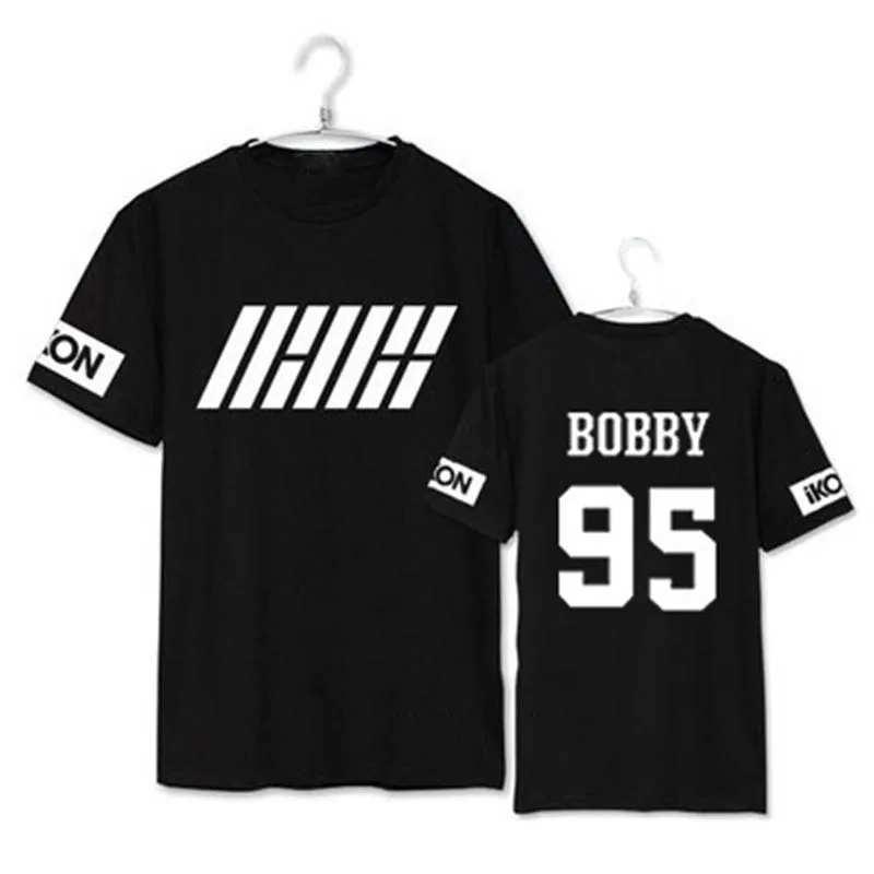 

KPOP IKON Welcome Back Album Shirts K-POP Casual Cotton Clothes Tshirt T Shirt Short Sleeve Tops T-shirt DX304