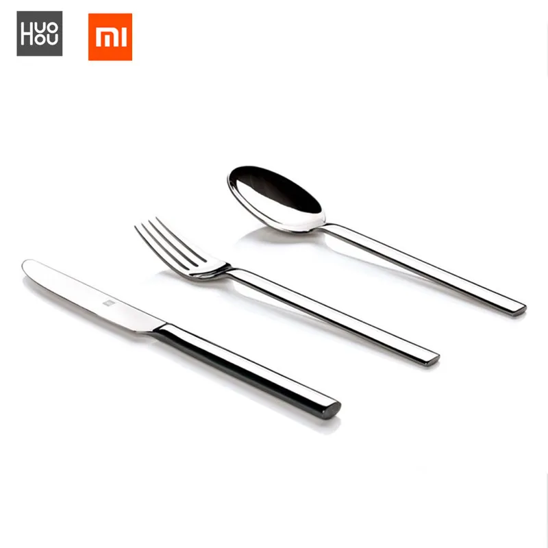 

Original Xiaomi Mijia Huohou Steak Knives Spoon Fork Stainless Steel Dinner Dinnerware Household Cutlery For Family Friends Gift