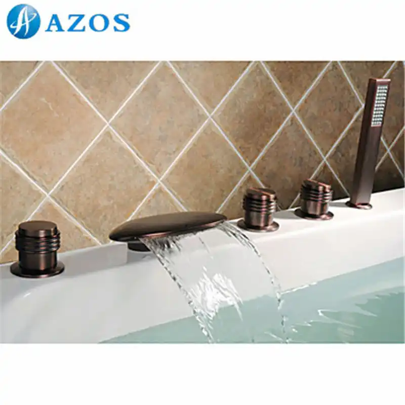 Bathtub Shower Faucets Oil Rubbed Bronze Bathroom Suana 5pc Sets