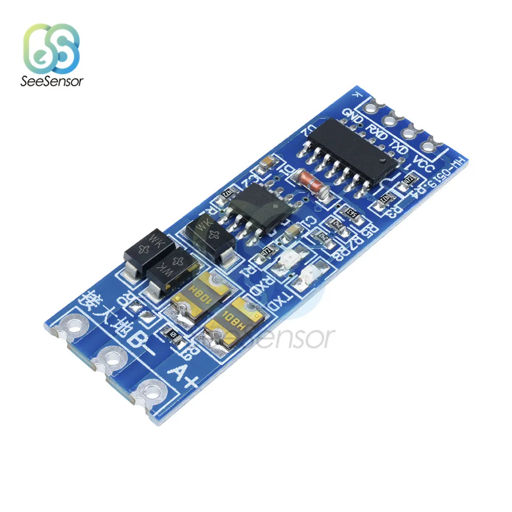 

TTL Turn To RS485 Module Hardware Automatic Flow Control Module Serial UART Level Mutual Conversion Power Supply Module 3.3V 5V