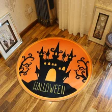 Хэллоуин серии мультфильм крокодил Круглый Ванная комната ковры гостиная дверной коврик Детская комната коврики двери пол стул коврик для спальни
