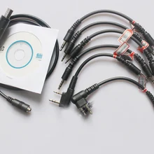 6 в 1 6in1 USB Программирование Программа кабель для Kenwood TK-2201 TK-2202 TK-2206 TK-2207 TK-370 TK-370G TK-372 TK-373/378