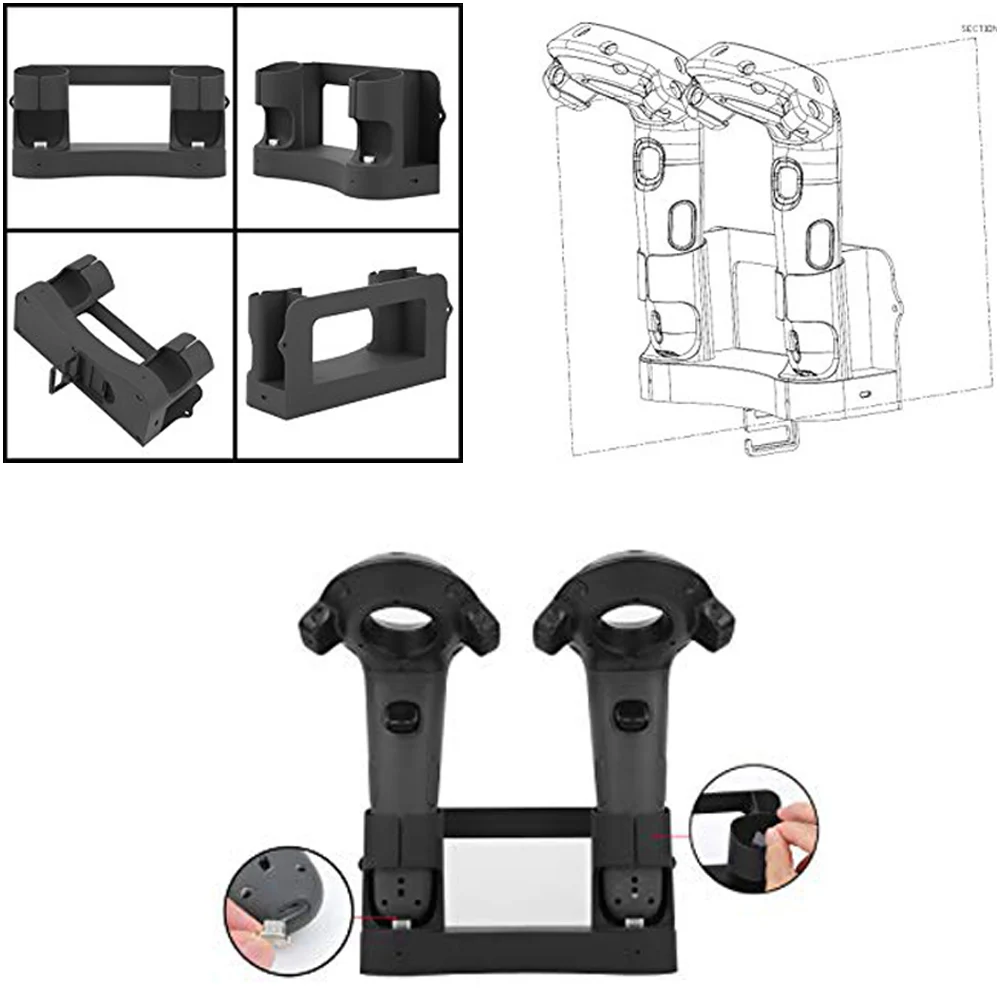 Magnetic Charging Dock and Organizer for HTC Vive