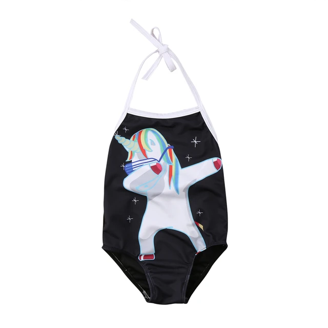 unicorn bathing suit for kids