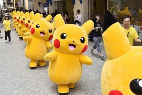 Высший сорт Роскошный талисман PIKACHU костюм мультяшный персонаж костюмы талисман маскарадный костюм вечерние платья