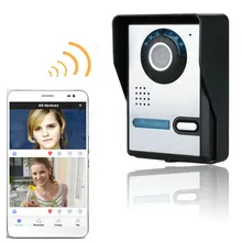 Горный Беспроводной Wi-Fi видео телефон двери ясное ночное видение Водонепроницаемый Открытый камера с дождевиком домофон Поддержка P2P