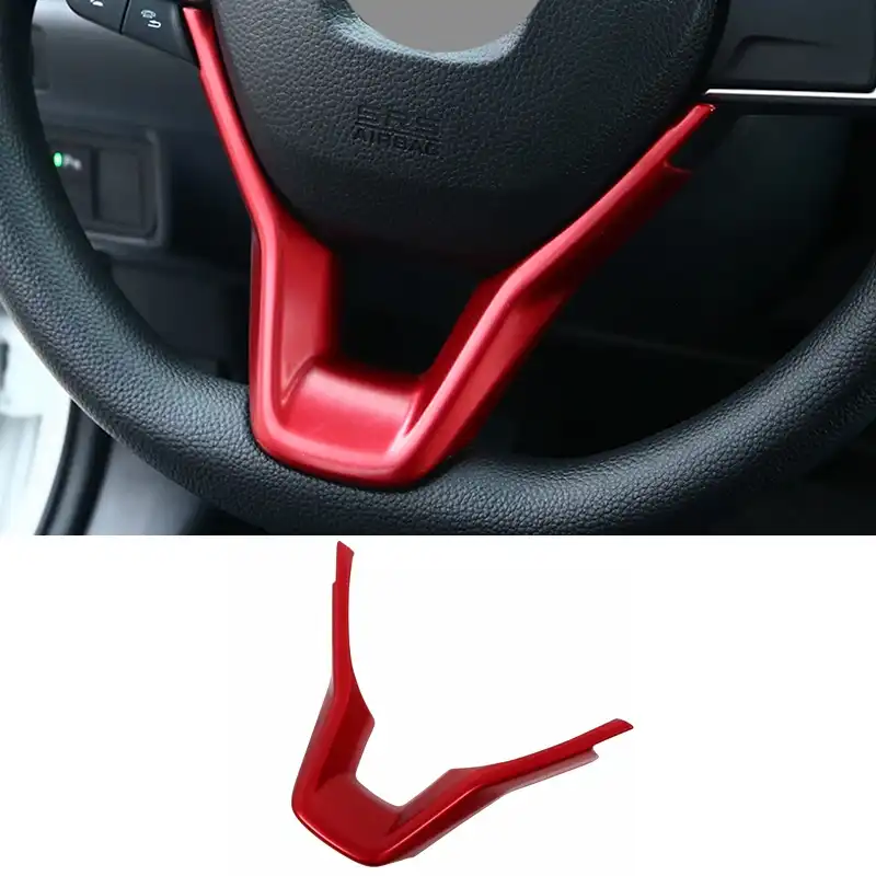 Pcmos Abs Steering Wheel Middle Air Vent Outlet Trim Fit For Honda Accord 10th 2018 Sticker Interior Mouldings Accessories Red