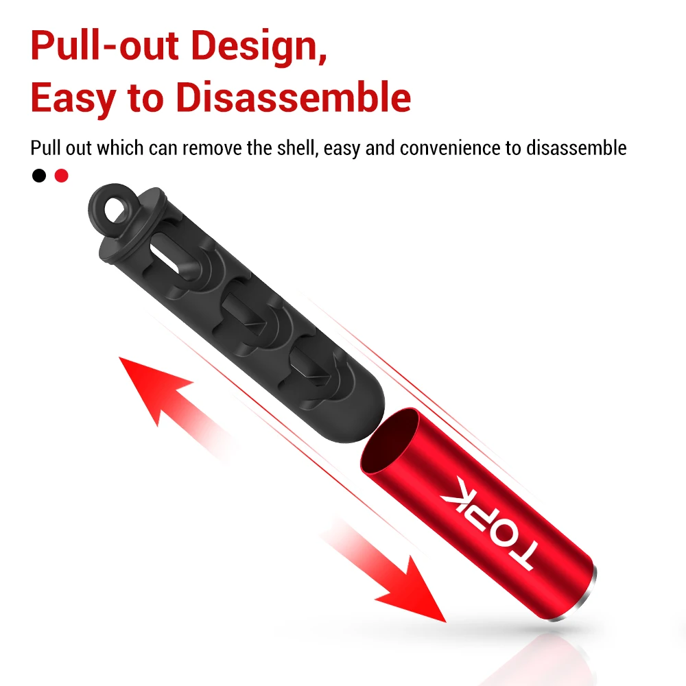 TOPK Портативный Магнитный Вилки коробка Тип C Micro USB 8 контактный разъем