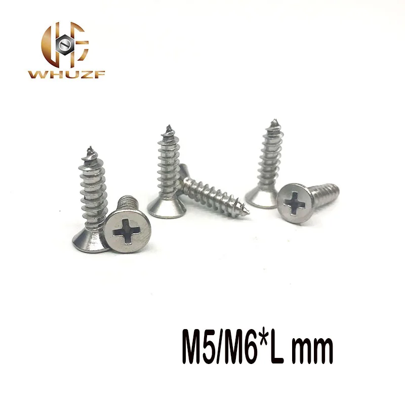 Саморезы Из Нержавеющей Стали M5/M6 * L мм 304 с потайной головкой | Обустройство дома