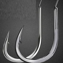 Титановый сплав сталь Усиленный крючок для ловли большой рыбы в речке или океане всего 300 шт