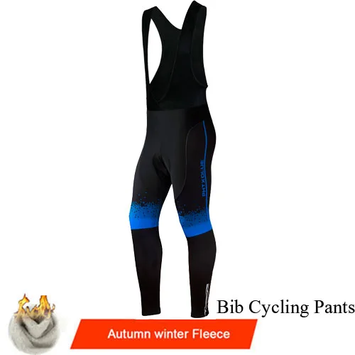 Phtxolue теплые штаны для велоспорта, брюки, Зимние Тепловые штаны для горного велосипеда, велосипедные колготки Coolmax 9D гелевые штаны для велоспорта - Цвет: Cycling Bib Pants