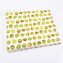 Фруктовый принт детский хлопковый саржевый тканевый лоскутный материал для рукоделия шитья стеганый материал для малышей и детей